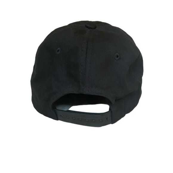 NWOT Findlay Unstructured Snapback Hat Black Chinstrap Scheel-mann Logo One Size - Picture 5 of 14